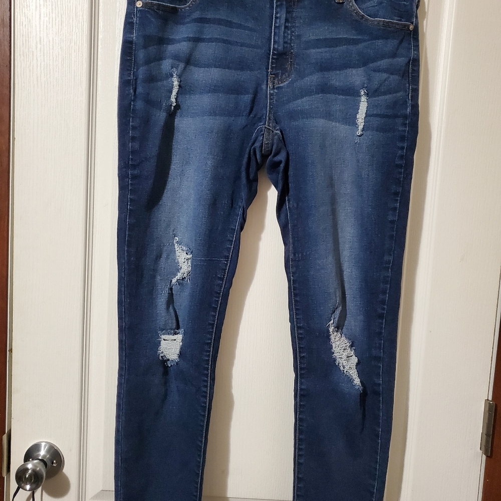 Women's kancan skinny high-rise jeans